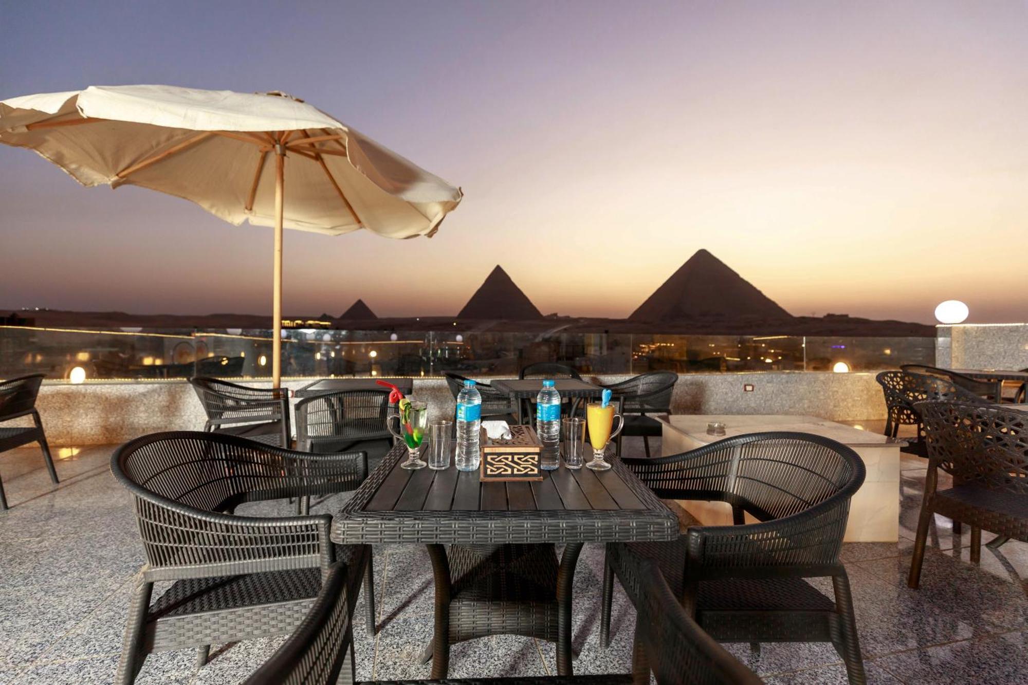 Pyramids Middle Eastern Family View
